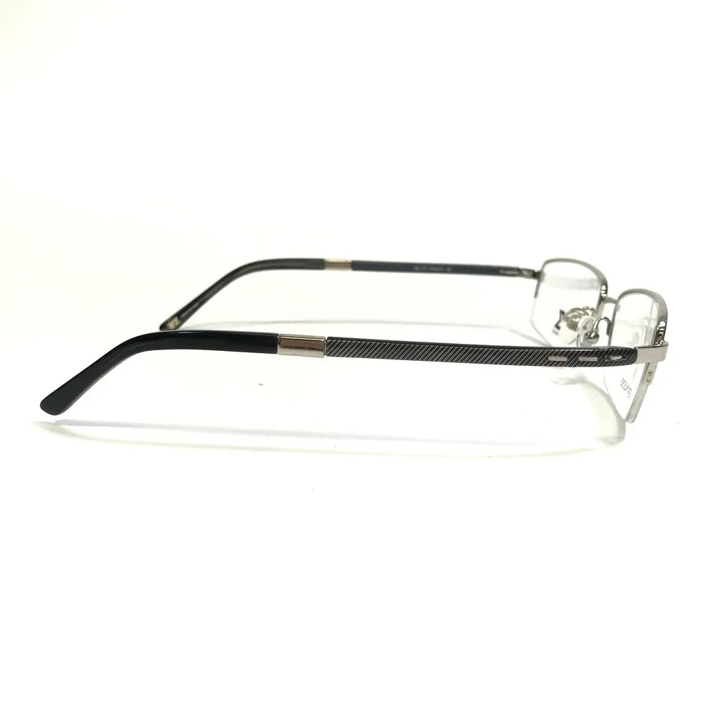 Cutter & Buck Eyeglasses Frames Sycamore Pewter Silver Rectangular 54-17-140